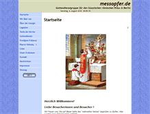 Tablet Screenshot of messopfer.de